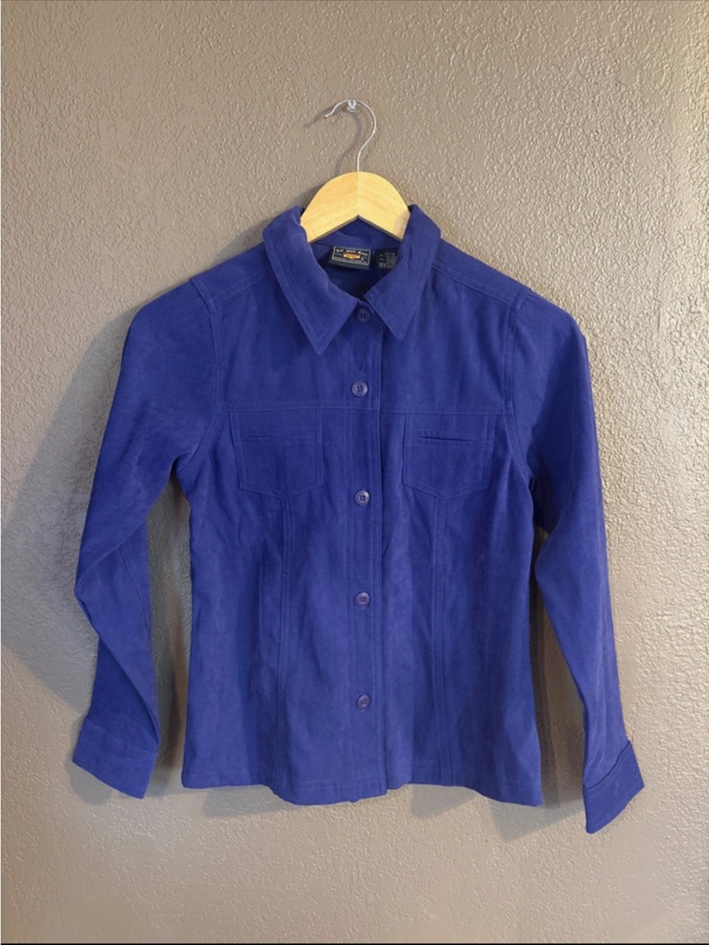 Route 66 Royal Blue Button-Down Shirt
